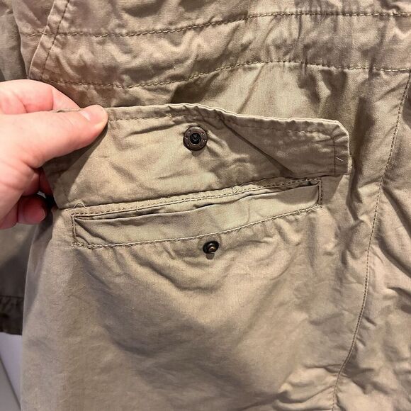 Rue 21 Jacket Juniors XL Khaki Brown With Hood Cotton Long Sleeve Pockets - Picture 7 of 12